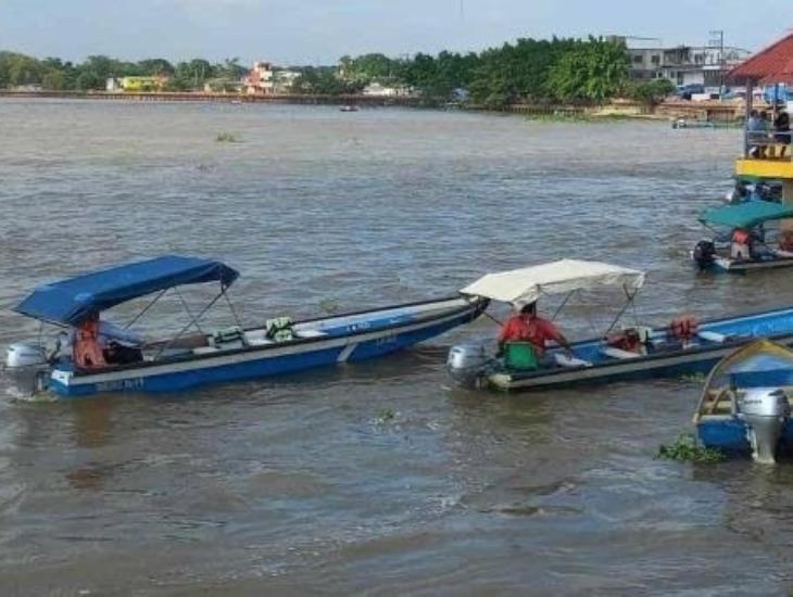 Servicio de lanchas en Minatitlán enfrenta una difícil situación como medio de transporte