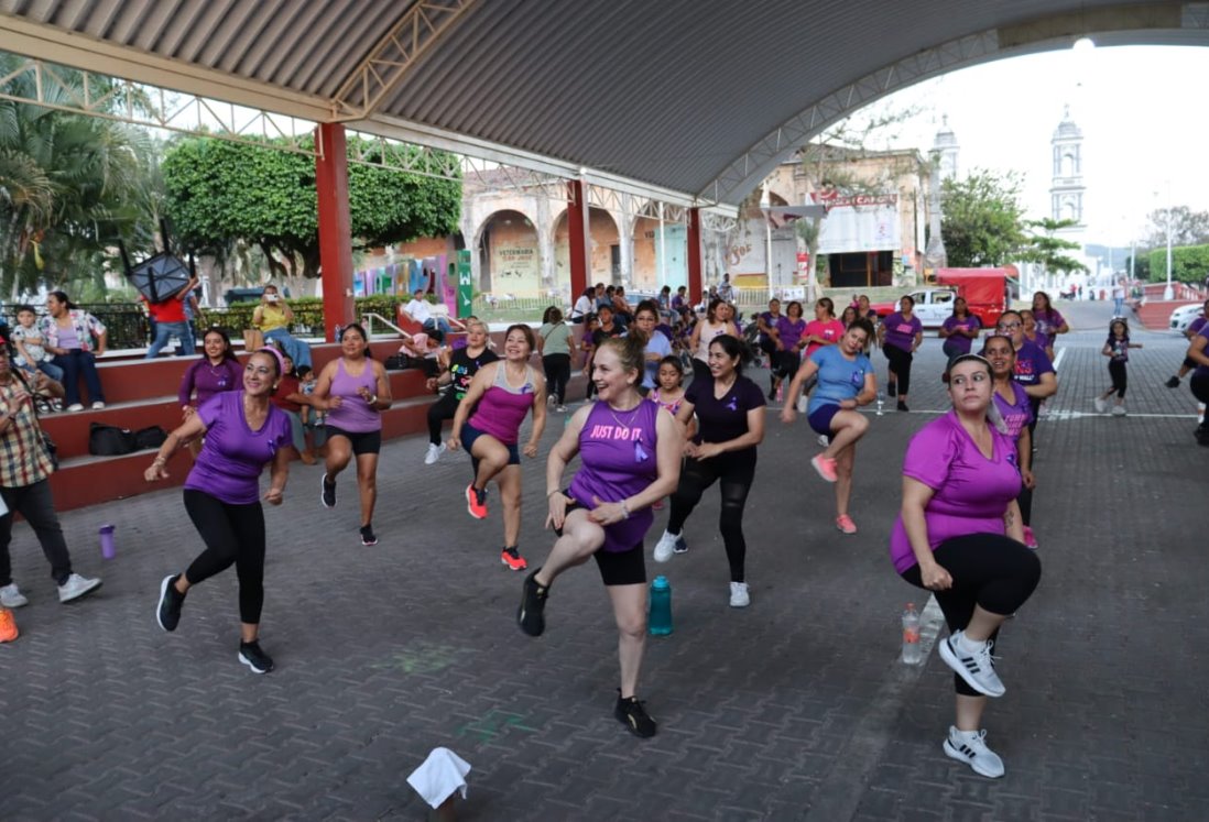 Organizan Zumbatón en Paso de Ovejas para conmemorar Día Internacional de la Mujer