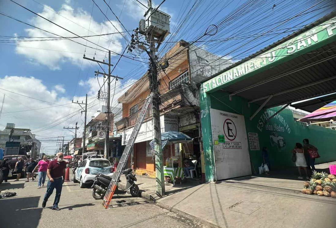 Cambian sistema eléctrico de mercado de Veracruz para evitar tragedias