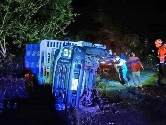 Se registra accidente en la carretera Misantla-Martínez