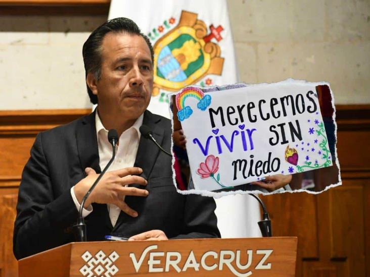 ‘Se hace lo que se puede’; gobernador sobre posible tercera alerta de género para Veracruz