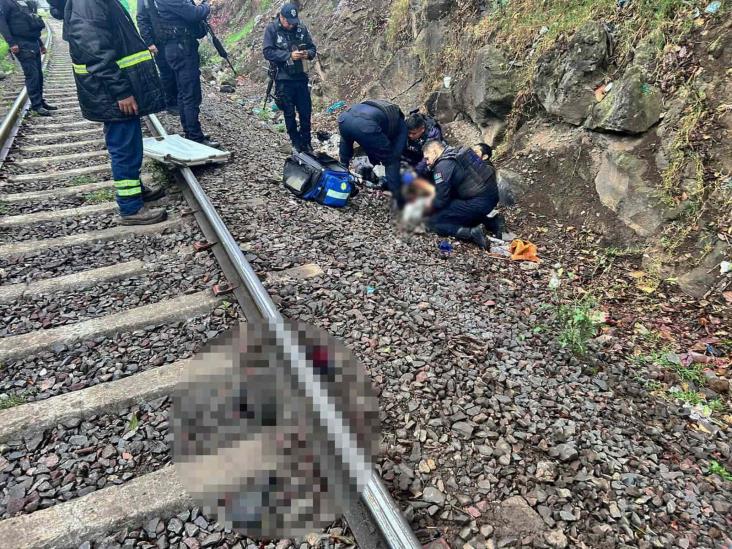 Un tren le mutila las piernas en colonia Rafael Lucio de Xalapa