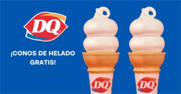 Día del Cono Gratis de Dairy Queen, ¿Cuándo y a qué hora inicia?