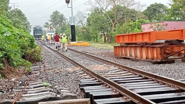 Tren Interoceánico: suspenden servicio por descarrilamiento en vías de Coatzacoalcos | VIDEO