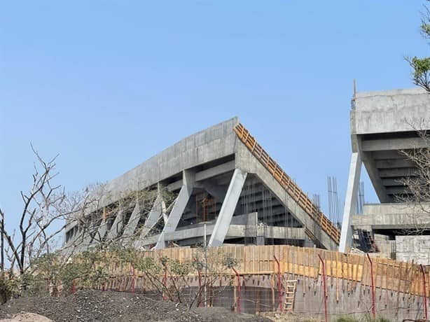 Así avanza la reconstrucción del estadio Luis Pirata Fuente en Veracruz