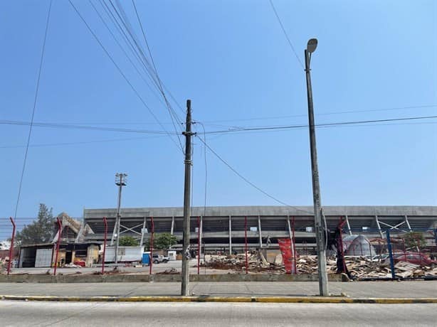 Así avanza la reconstrucción del estadio Luis Pirata Fuente en Veracruz