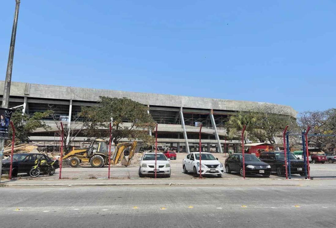 Así avanza la reconstrucción del estadio Luis Pirata Fuente en Veracruz