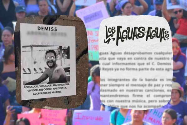 Los Aguas Aguas despiden a integrante señalado de acoso en marcha del 8M en Xalapa