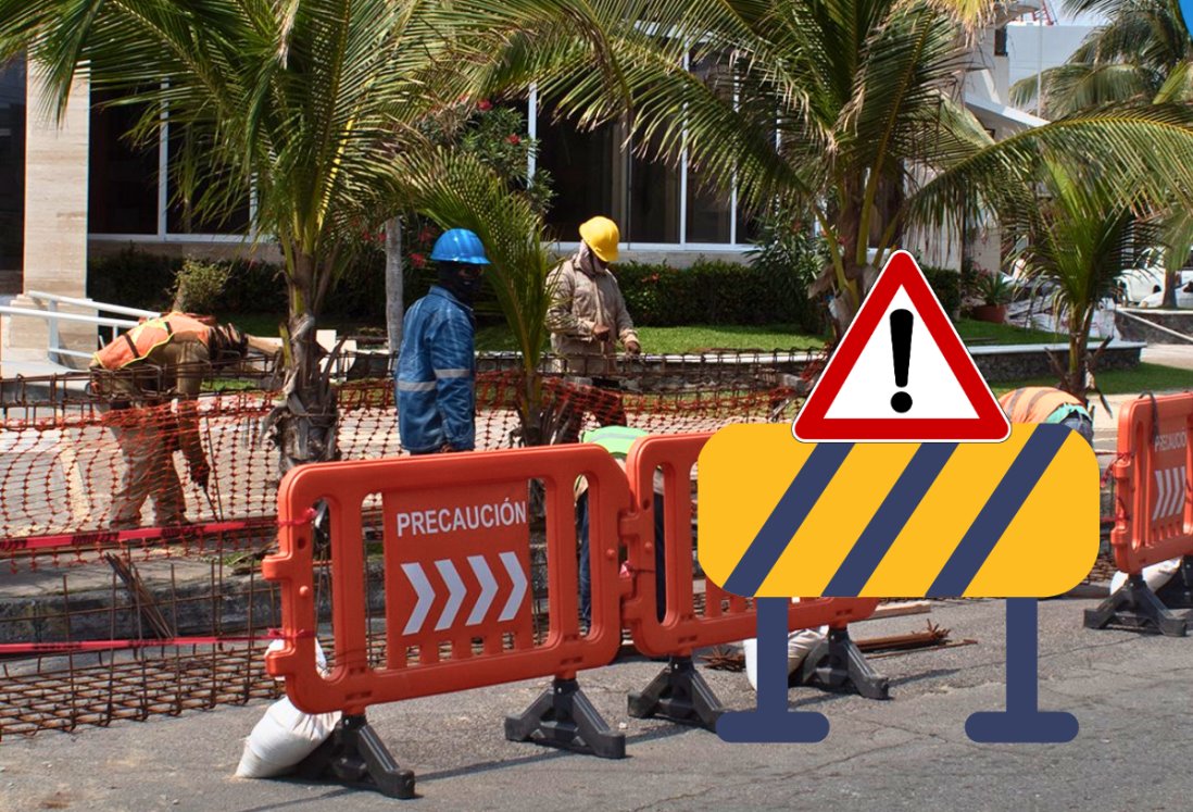 Anuncian reducción de carriles en esta avenida en Boca del Río durante un mes