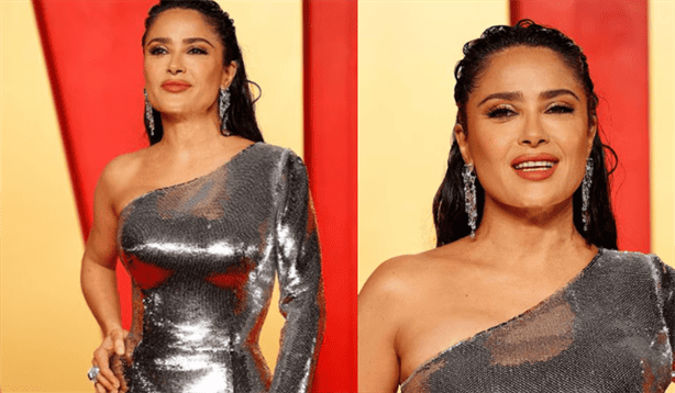 Salma Hayek y su envidiable vestido Gucci en el after party de los Oscars 2024