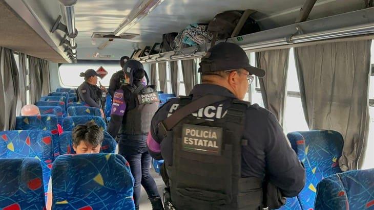 Refuerzan operativo “Ruta segura” en unidades de transporte público en Poza Rica