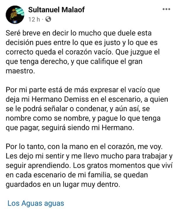 Los Aguas Aguas: tras despido de su vocalista, desertan 3 miembros ¿el fin de la banda?