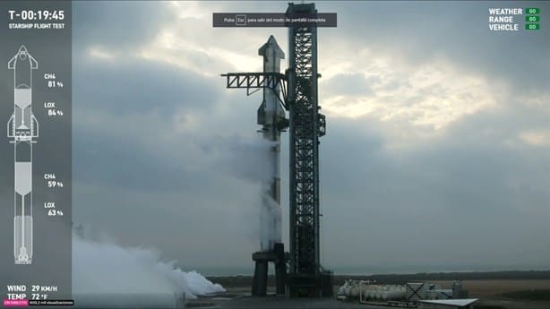 Así fue el lanzamiento del Starship de SpaceX, esta es su misión lunar