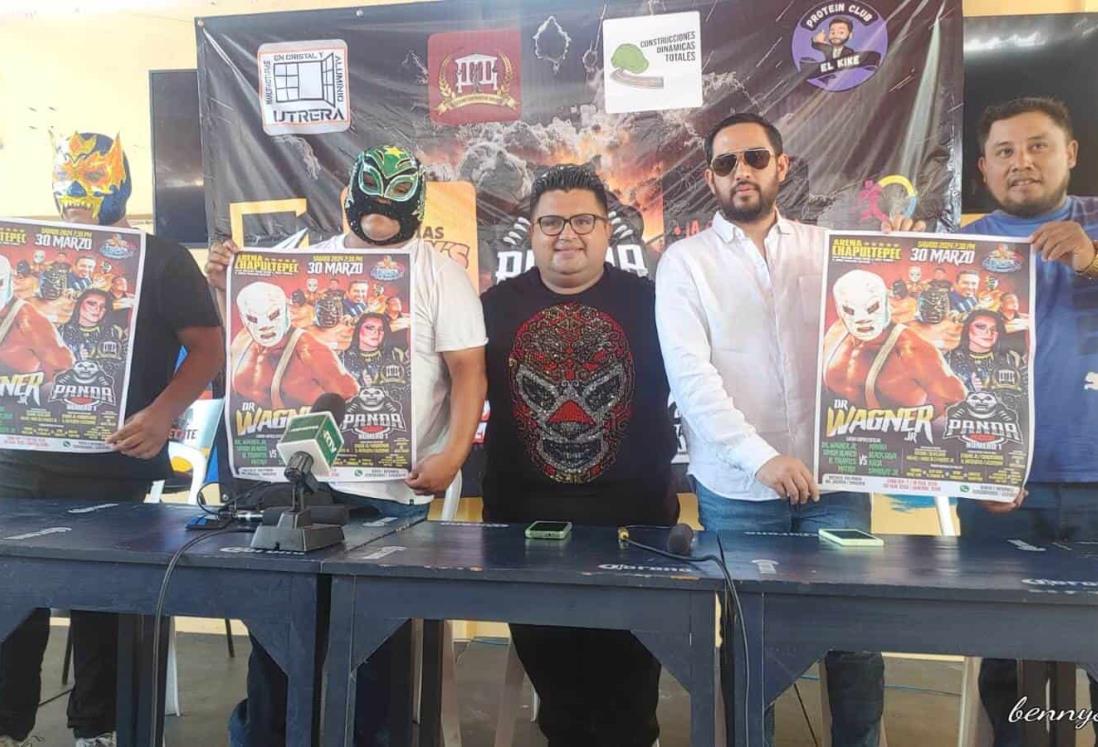 Presentan función Pandamanía Uno de lucha libre