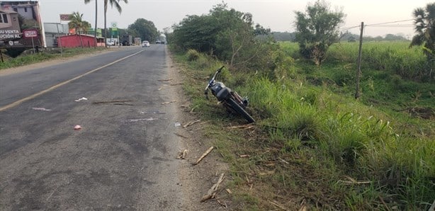 Perro provoca accidente en Cosamaloapan