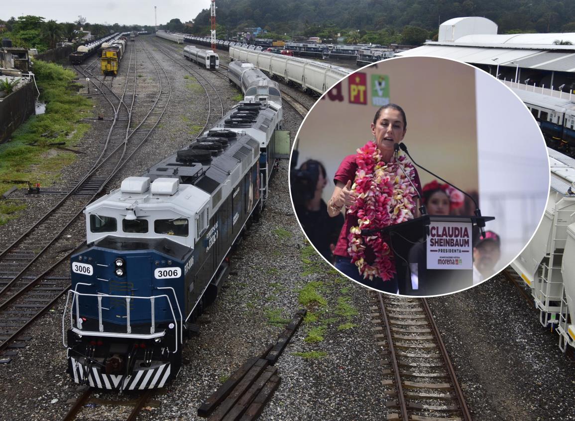 “Vamos a recuperar el Tren México-Puebla-Veracruz para pasajeros”: Claudia Sheinbaum