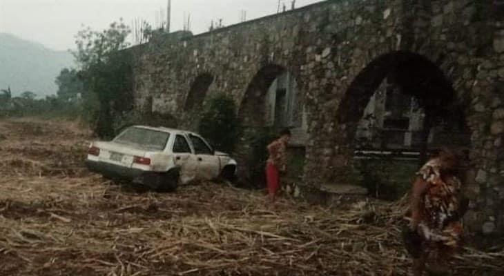 Volcadura deja un lesionado en Amatlán de los Reyes