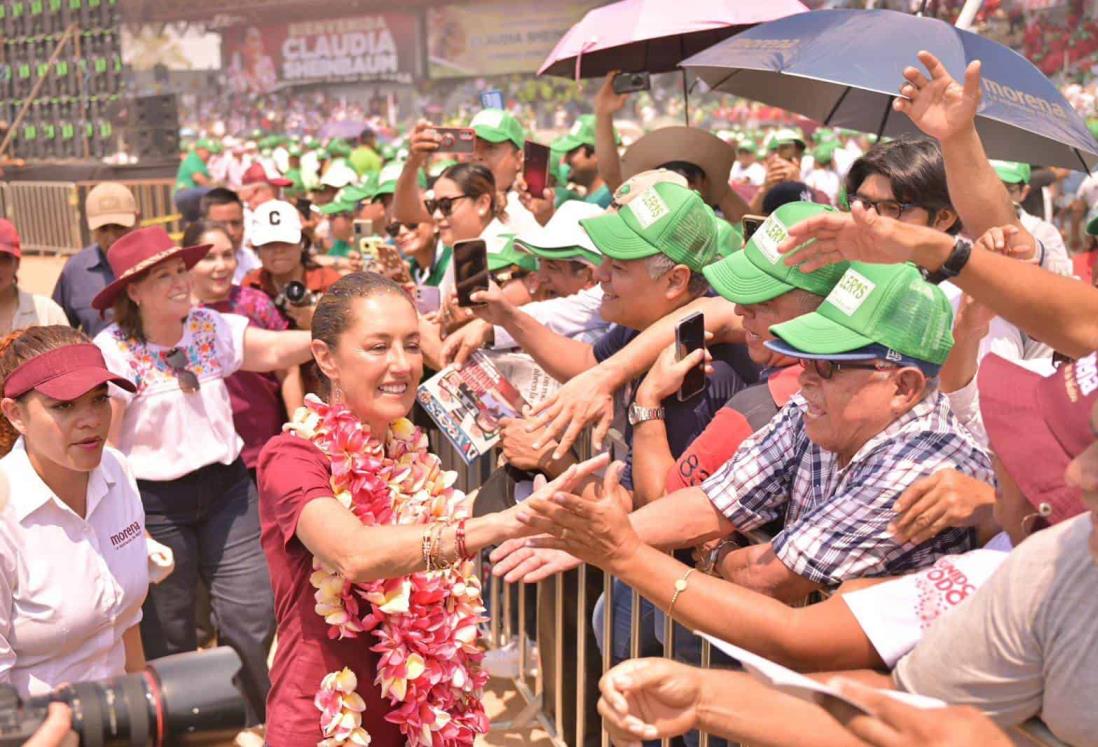 Empleos de petroleros de Veracruz están garantizados: Claudia Sheinbaum