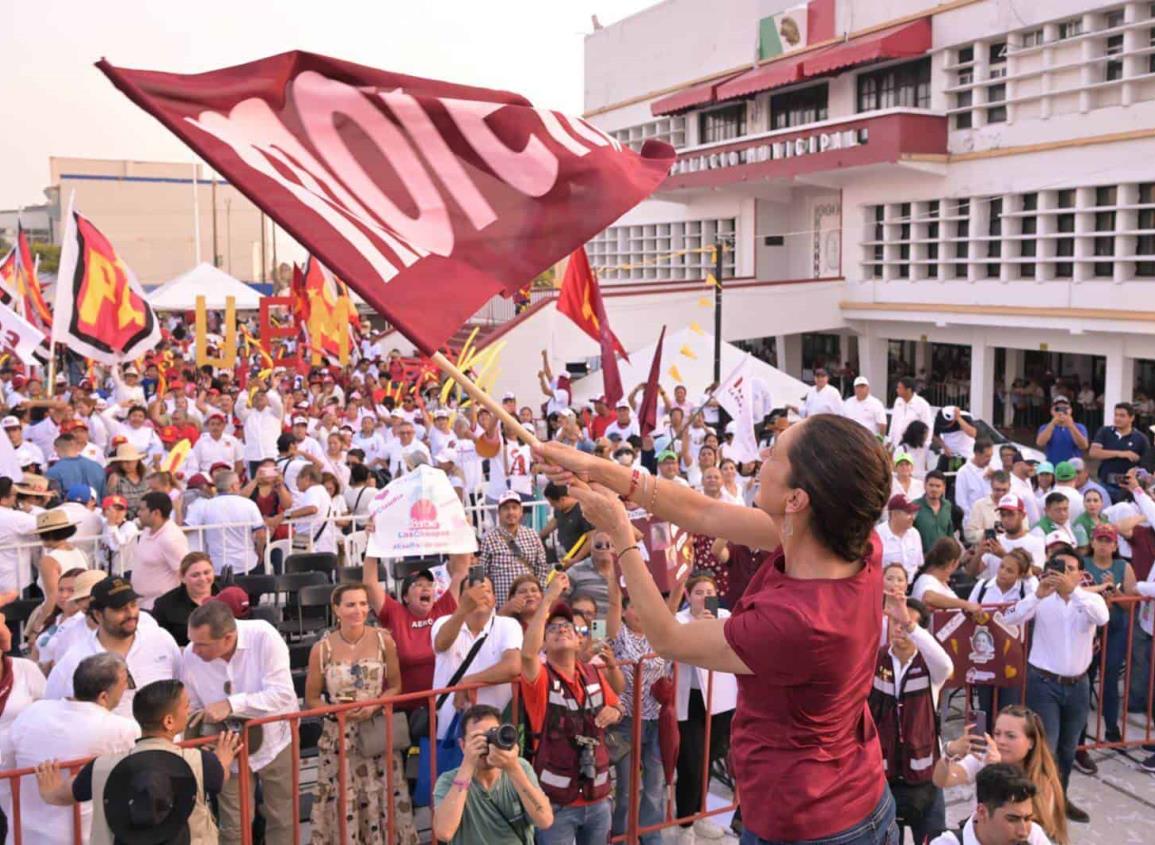 En Veracruz continuará la 4T pese a la guerra sucia: Claudia Sheinbaum