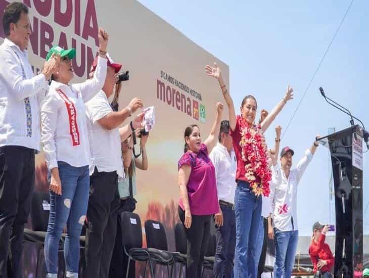 Estos proyectos promete Claudia Sheinbaum para conectar a Veracruz