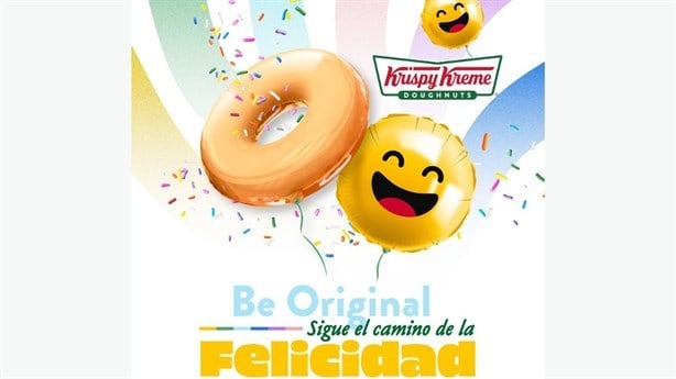 Este día Krispy Kreme regalará donas por el Día de la Felicidad 2024