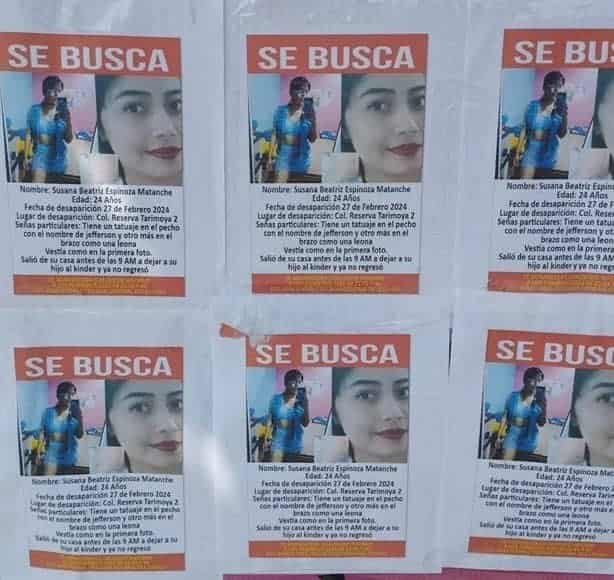 Familia busca videos de desaparición de Susana Beatriz para dar con los responsables