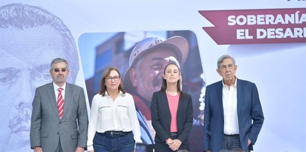 Rocío Nahle acompaña a Claudia Sheinbaum a presentación del Eje Energético