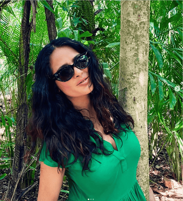 Salma Hayek visitó Yucatán y así lo presumió