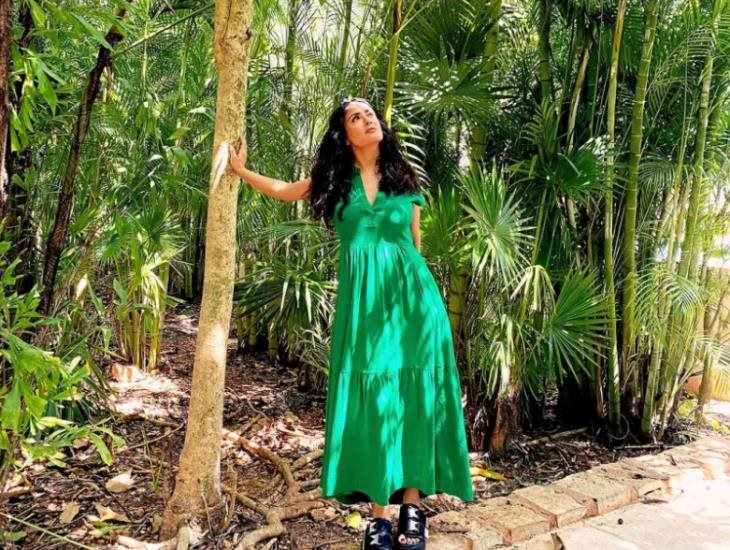Salma Hayek visitó Yucatán y así lo presumió