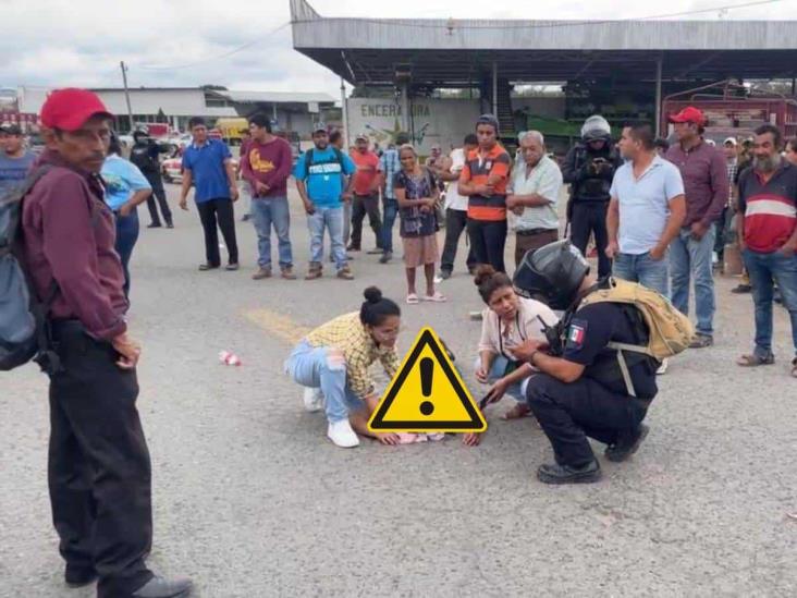 Atienden a mujer herida en calles de Misantla; la habrían atropellado