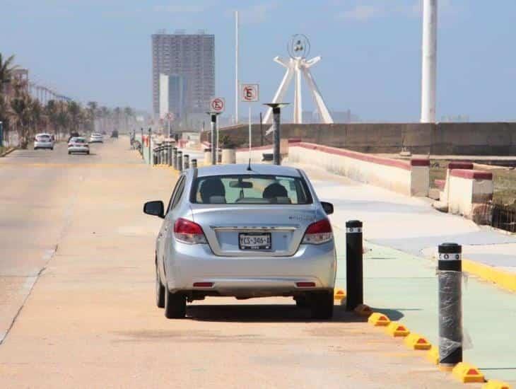 Esta medida se tomará si te estacionas a un costado de la ciclovía en Coatzacoalcos