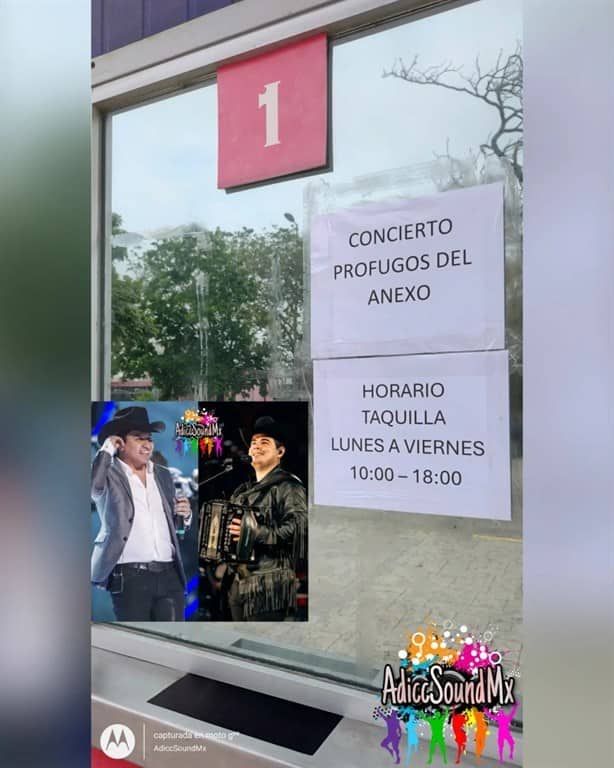 Ya puedes canjear en taquilla los boletos para el concierto “Prófugos del Anexo”