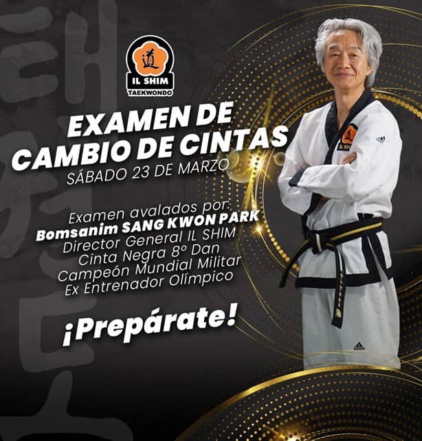 Estará Sang Kwon Park en examen de cintas