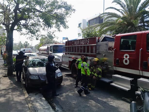 Reporte de incendio en el Reforma moviliza a Bomberos en Veracruz | VIDEO