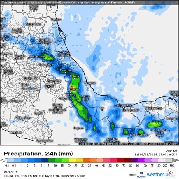 Así estará el clima en Veracruz este viernes 22 de marzo