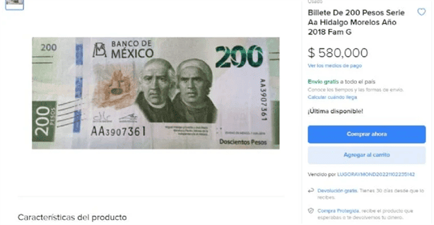 ¿Tienes este billete de 200? ¡Podrías venderlo en más de 500 mil pesos!