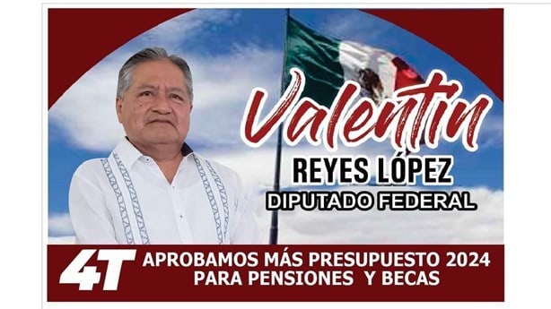 Fallece el diputado federal Valentín Reyes López