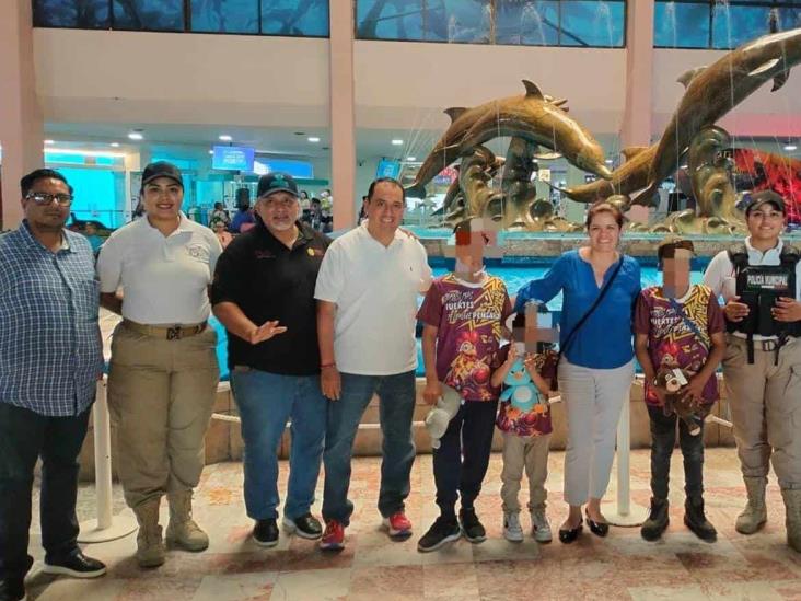 Niños con cáncer de Mendoza disfrutan del acuario de Veracruz