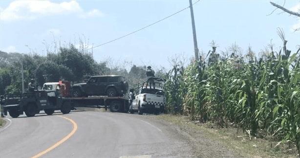 Aseguran vehículos y desmantelan centro de adiestramiento narco en norte de Veracruz