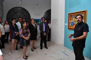 Presentan la galería ´Sembrador de Nubes´ de de Desiderio H. Xochitiotzin