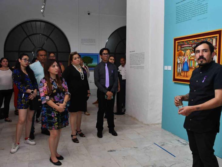 Presentan la galería ‘Sembrador de Nubes’ de de Desiderio H. Xochitiotzin