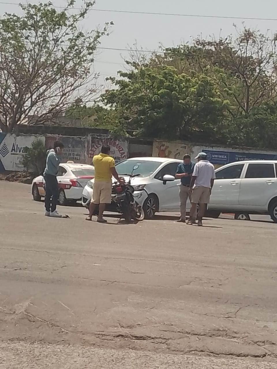 Se registra accidente de motocicleta en Veracruz