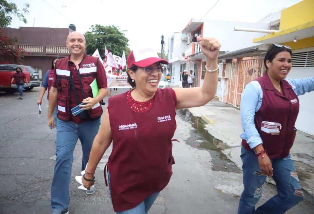 Ciudad de Veracruz ya es territorio Morena: Rosa María Hernández