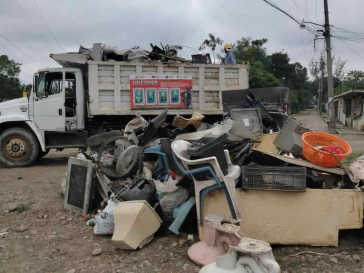 Con descacharrización, buscan evitar casos de dengue en norte de Veracruz