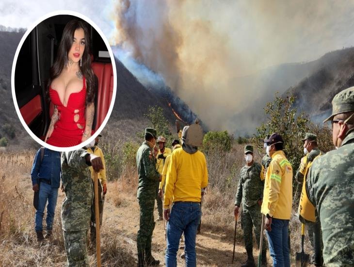 Karely Ruiz apoyará a afectados por incendios forestales en Veracruz