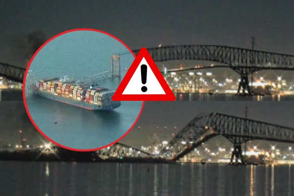 Baltimore: Colapsa puente  Francis Scott Key tras impacto de barco Dali ¿Qué sucedió? (+ VIDEO)