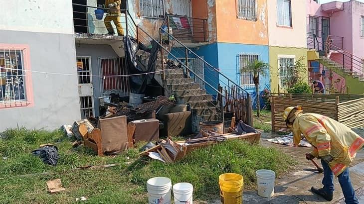 Se registra incendio en vivienda de Fortín de las Flores