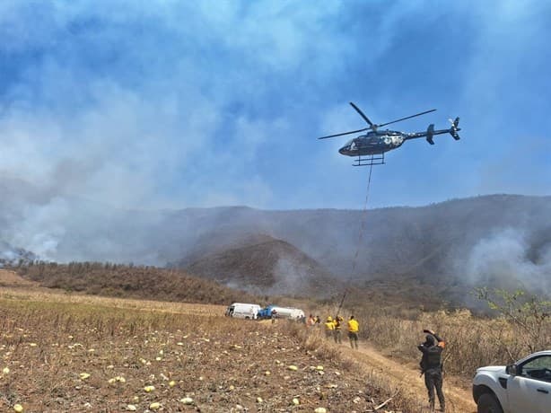 Controlan tres incendios forestales en las Altas Montañas de Veracruz