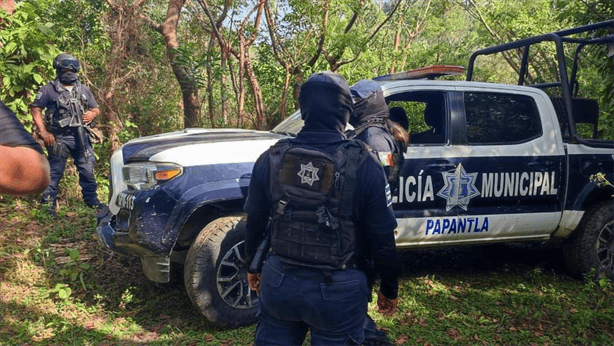 Enfrentamiento entre grupo armado y elementos de seguridad en Papantla