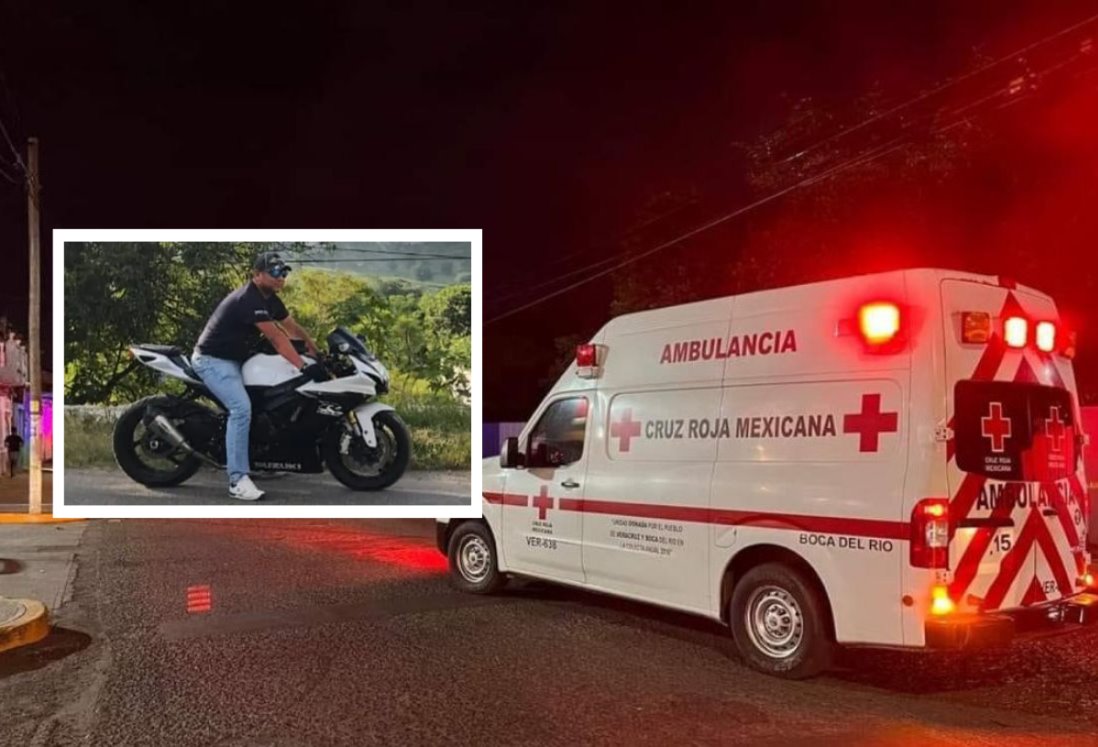 Fallece trabajador portuario al caer de su motocicleta en Veracruz